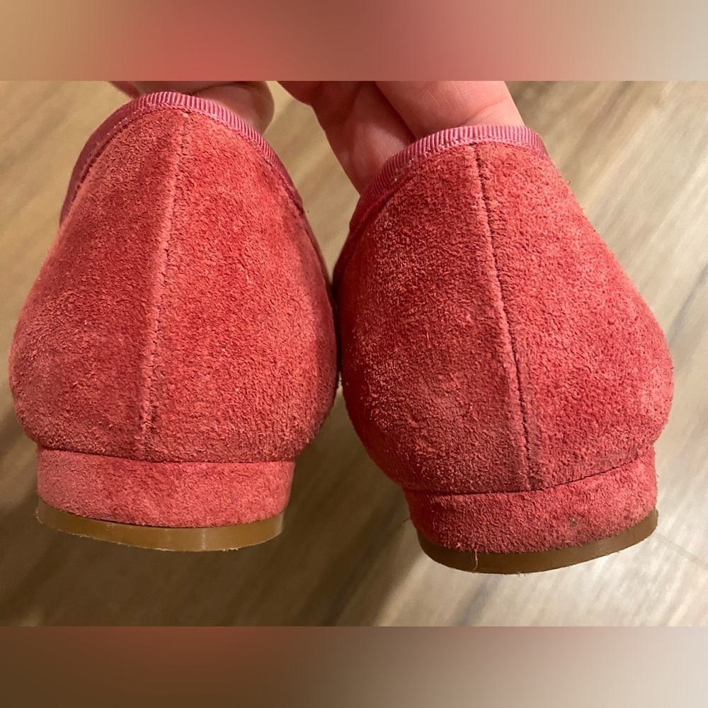 DÔEN Odette Suede Ballet Flat Dusty Pink Size EU 37/US 6.5 - Picture 7 of 13